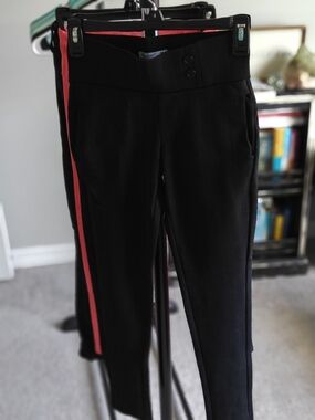 Black Women's Tuxedo-Style Pants